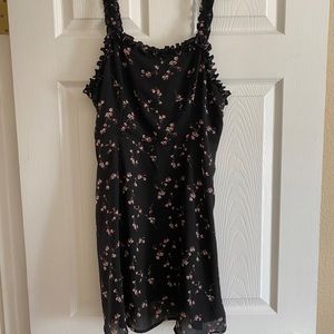 Black Flower Dress